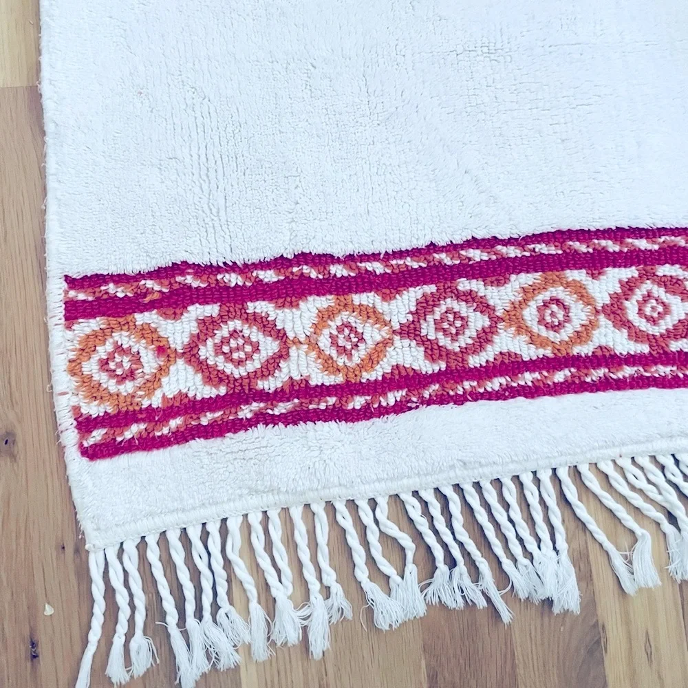Dena Home Cotton Bath Math Rug 20” x36”